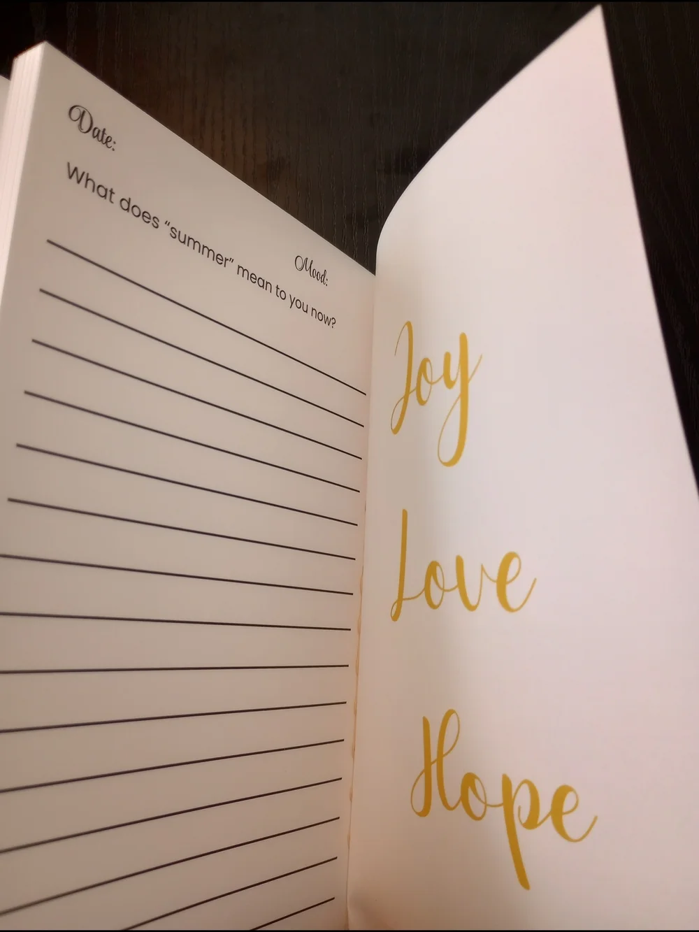 Personalized Name Summer Reflection Prompt Journal Beach Blue Book